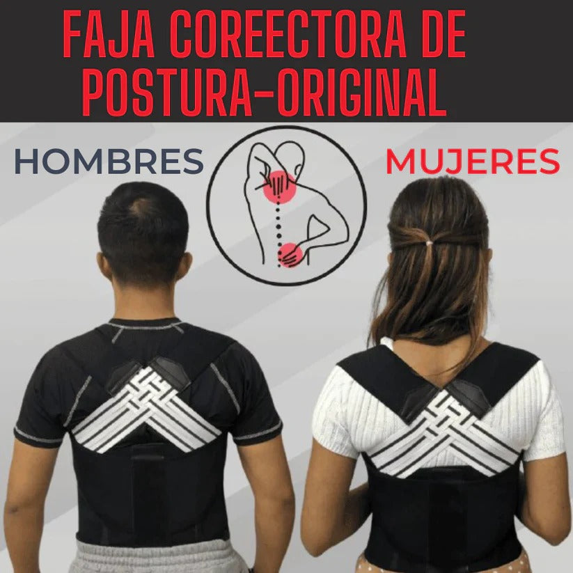 FAJA CORRECTOR DE POSTURA -ORIGINAL 2 EN 1