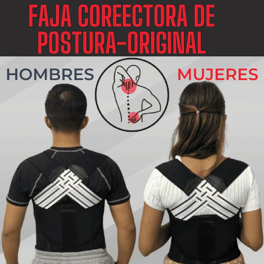 FAJA CORRECTOR DE POSTURA -ORIGINAL 2 EN 1